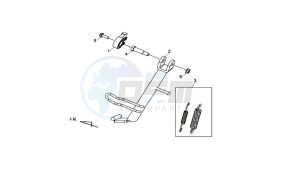 MAXSYM 400 EFI drawing SIDE STAND