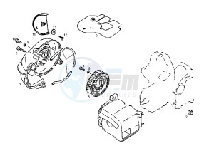 DFW QUAD - 50 cc drawing CRANKCASE COVER