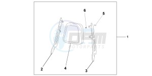 VTX1800C1 drawing BACKREST