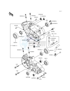 KDX 200 E [KDX200] (E1-E3) [KDX200] drawing CRANKCASE