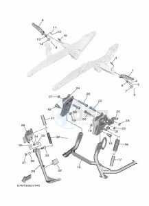 CZD300-A XMAX 300 TECH MAX (BY36) drawing CLUTCH