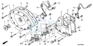 GL18009 SI / AB NAV - (SI / AB NAV) drawing FRONT COVER/TRANSMISSION COVER