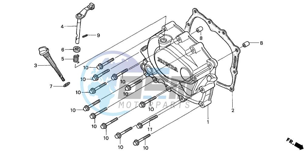 RIGHT CRANKCASE COVER