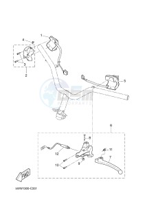 CW50 BW'S (5WWS) drawing HANDLE SWITCH & LEVER