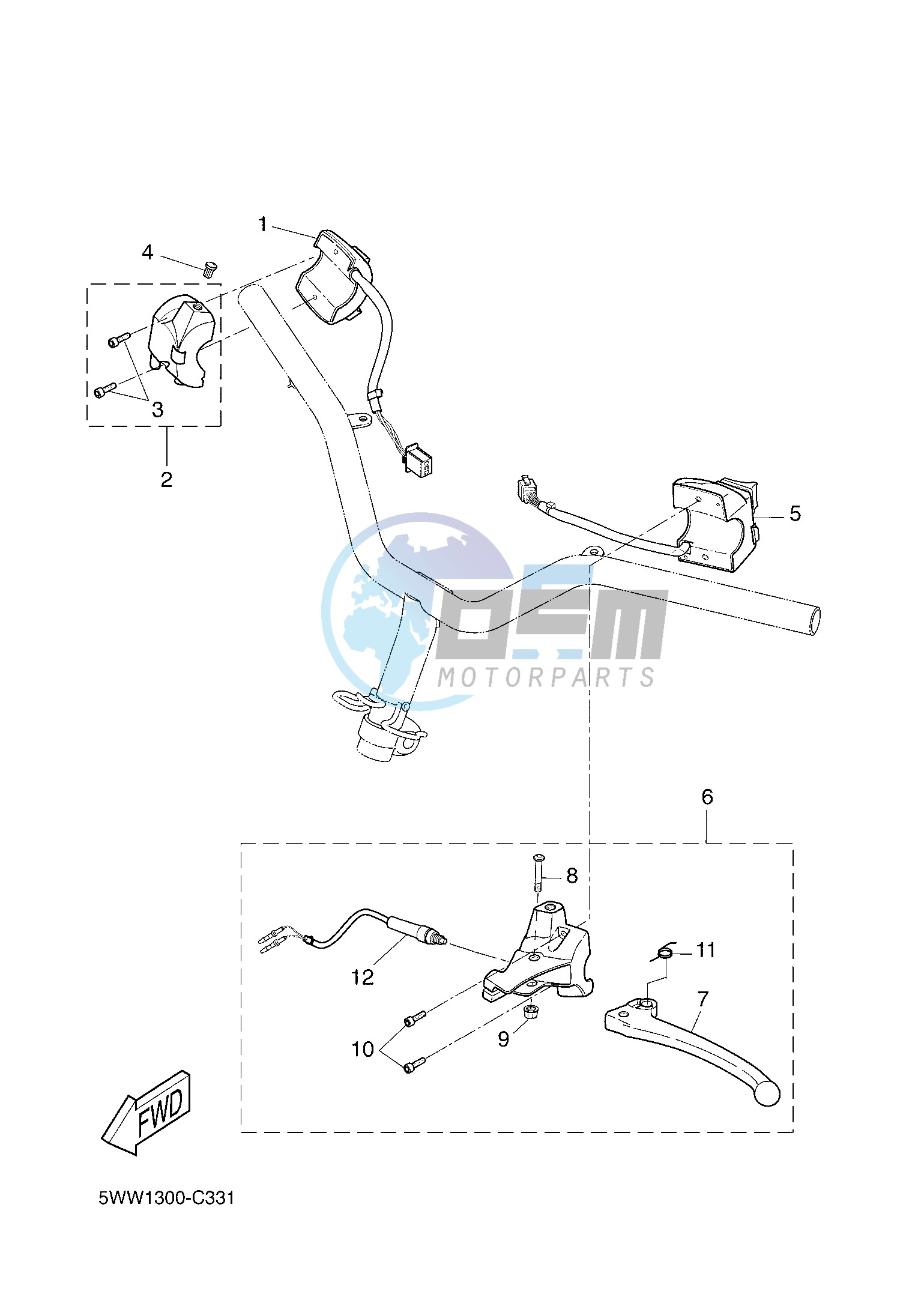 HANDLE SWITCH & LEVER