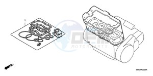 CB600F9 Europe Direct - (ED / 25K) drawing GASKET KIT A