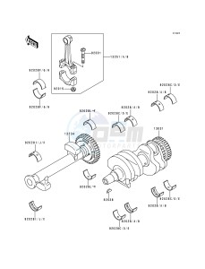 EN 500 A [VULCAN 500] (A1-D5) [VULCAN 500] drawing CRANKSHAFT