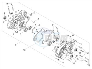 SX 50 LOW SEAT E4 (EMEA) drawing Crankcases I