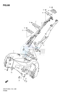 GSX-R1000 (E21) drawing FRAME