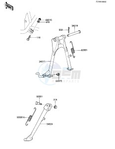 KZ 305 A [CSR] (A1-A2) [CSR] drawing STANDS