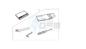 SENDA HYP DRD EVO LIMITED EDITION - 50 CC EU2 drawing ACCESSORIES