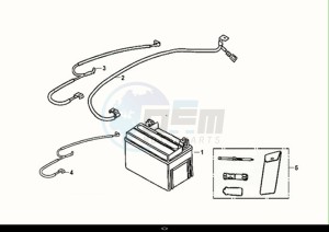 FIDDLE IV 125 LC ABS (XG12WW-EU) (M0) drawing BATTERY - TOOL BOX