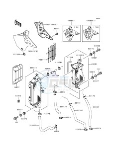 KX 250 H [KX250] (H1-H2) [KX250] drawing RADIATOR