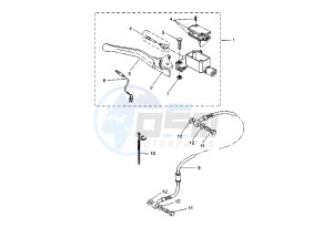 YQ AEROX 50 drawing FRONT MASTER CYLINDER