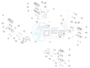 V7 III Stone 750 e4 (EMEA) drawing Foot rests