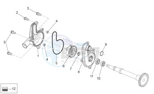 RXV-SXV 450-550 drawing Water pump