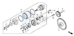 FES125 PANTHEON drawing STARTING MOTOR (FES1257/A7)(FES1507/A7)