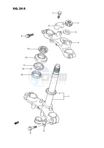 RM80 (E3) drawing STEERING STEM (MODEL K)