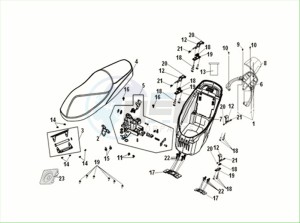 E-FIDDLE (EK4LW2-EU) (M2) drawing SEAT REAR CARRIER