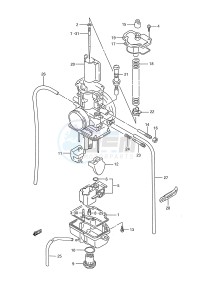 RM250 (E28) drawing CARBURETOR