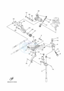 F40FEHD drawing THROTTLE-CONTROL