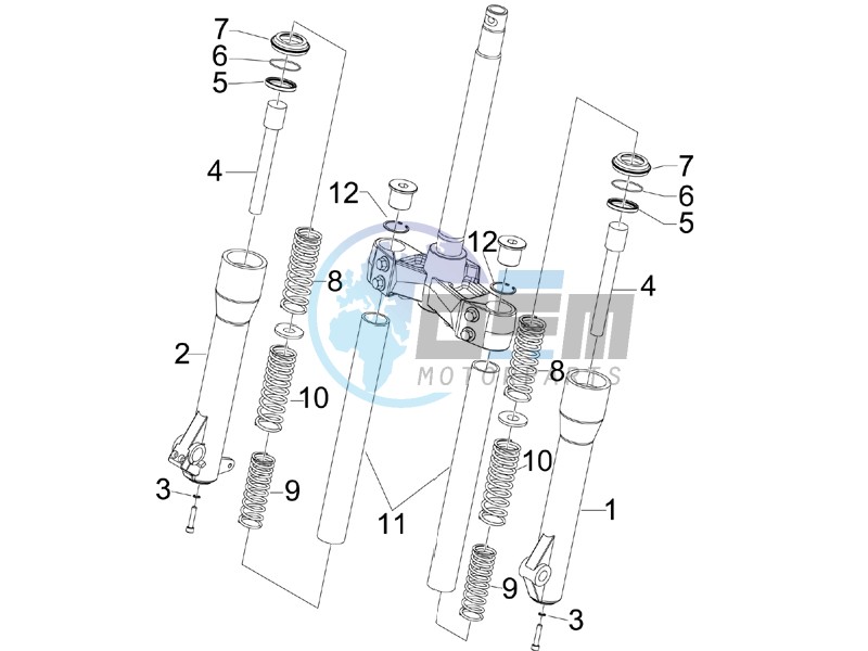 Fork components (Escorts)