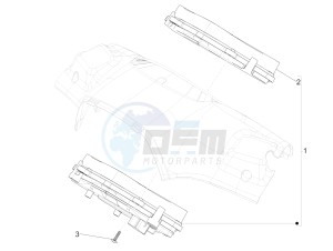 Sprint 50 2T (EMEA) drawing Meter combination - Cruscotto