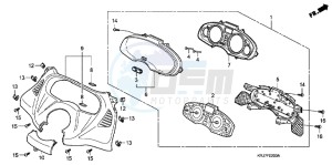 FES125B drawing SPEEDOMETER