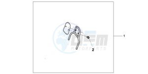 VT1100C2 drawing BACKREST