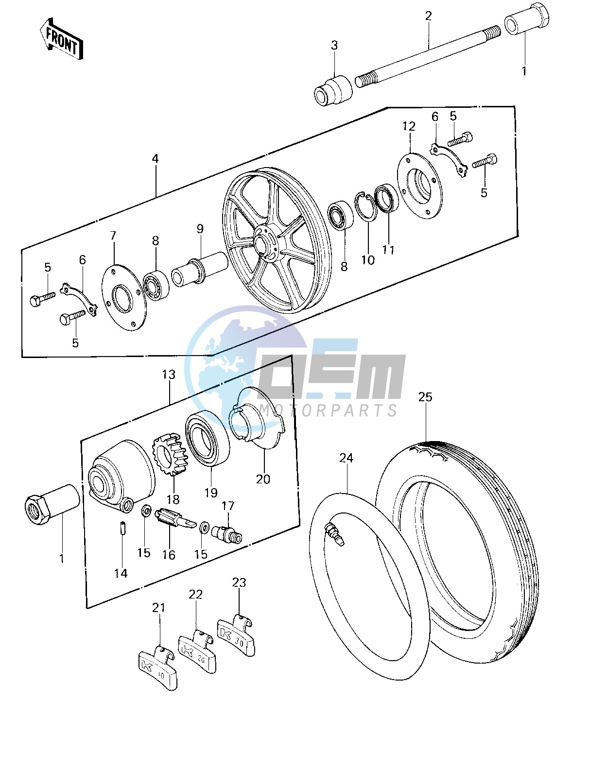 FRONT WHEEL_TIRE_HUB -- 78 D1- -