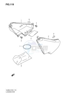 VL800 INTRUDER EU drawing LUGGAGE BOX