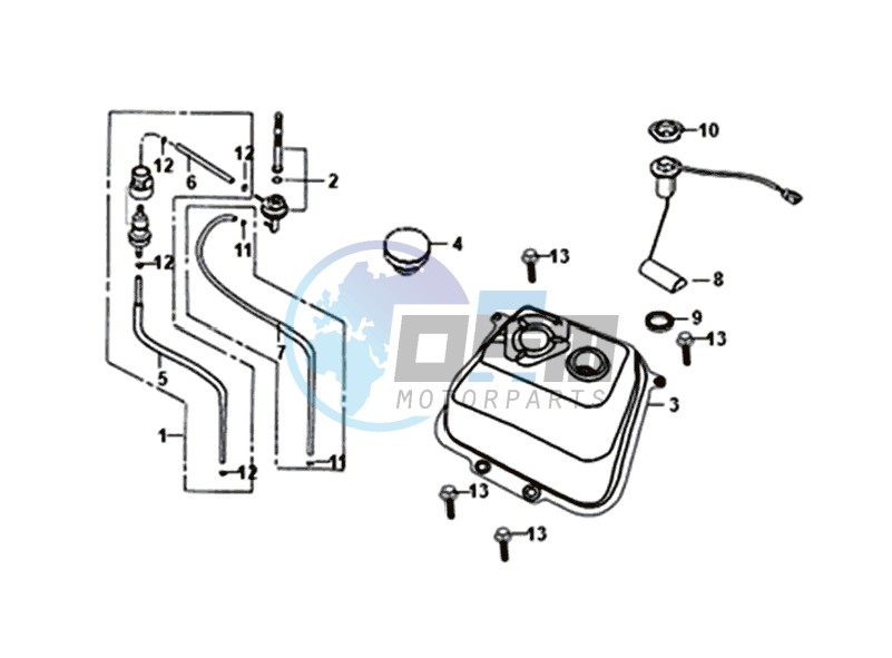 FUEL TANK -  FUEL GAUGE