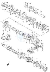 LT-Z400 drawing TRANSMISSION