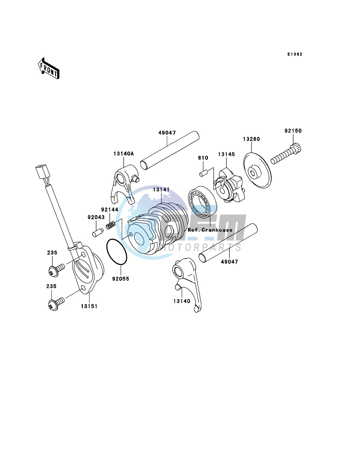 Gear Change Drum/Shift Fork(s)