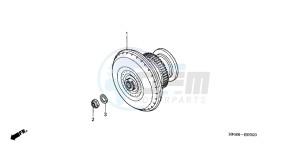 TRX680FAC drawing TORQUE CONVERTER