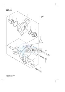 UH200G BURGMAN EU drawing WATER PUMP