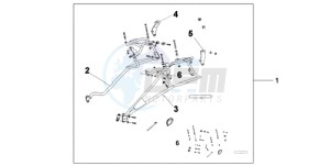 XL700V9 UK - (E / MKH SPC) drawing PANNIER STAY