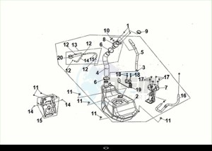 JOYRIDE 300 (LJ30W1-EU) (M2) drawing FUEL TANK