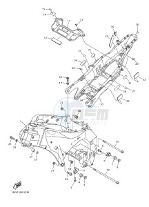 YZF-R1 998 R1 (BX41) drawing FRAME