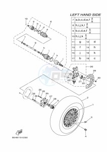 YXZ1000E YXZ1000R (B5J7) drawing FRONT WHEEL