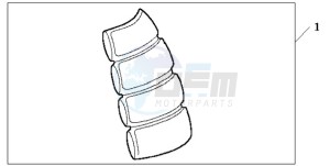 CB600FA9 Spain - (SP / ABS) drawing TANK PAD 2