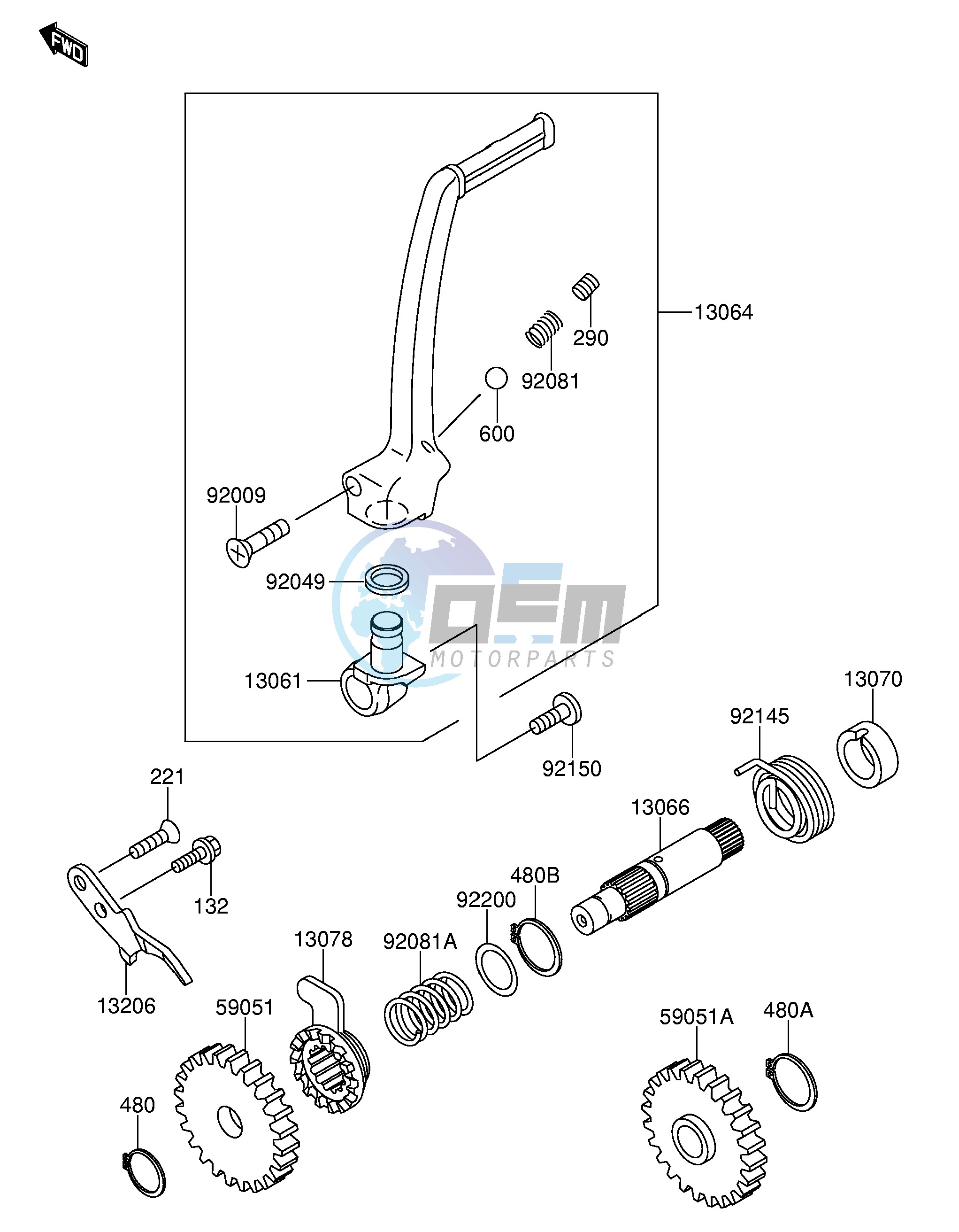 KICKSTARTER MECHANISM