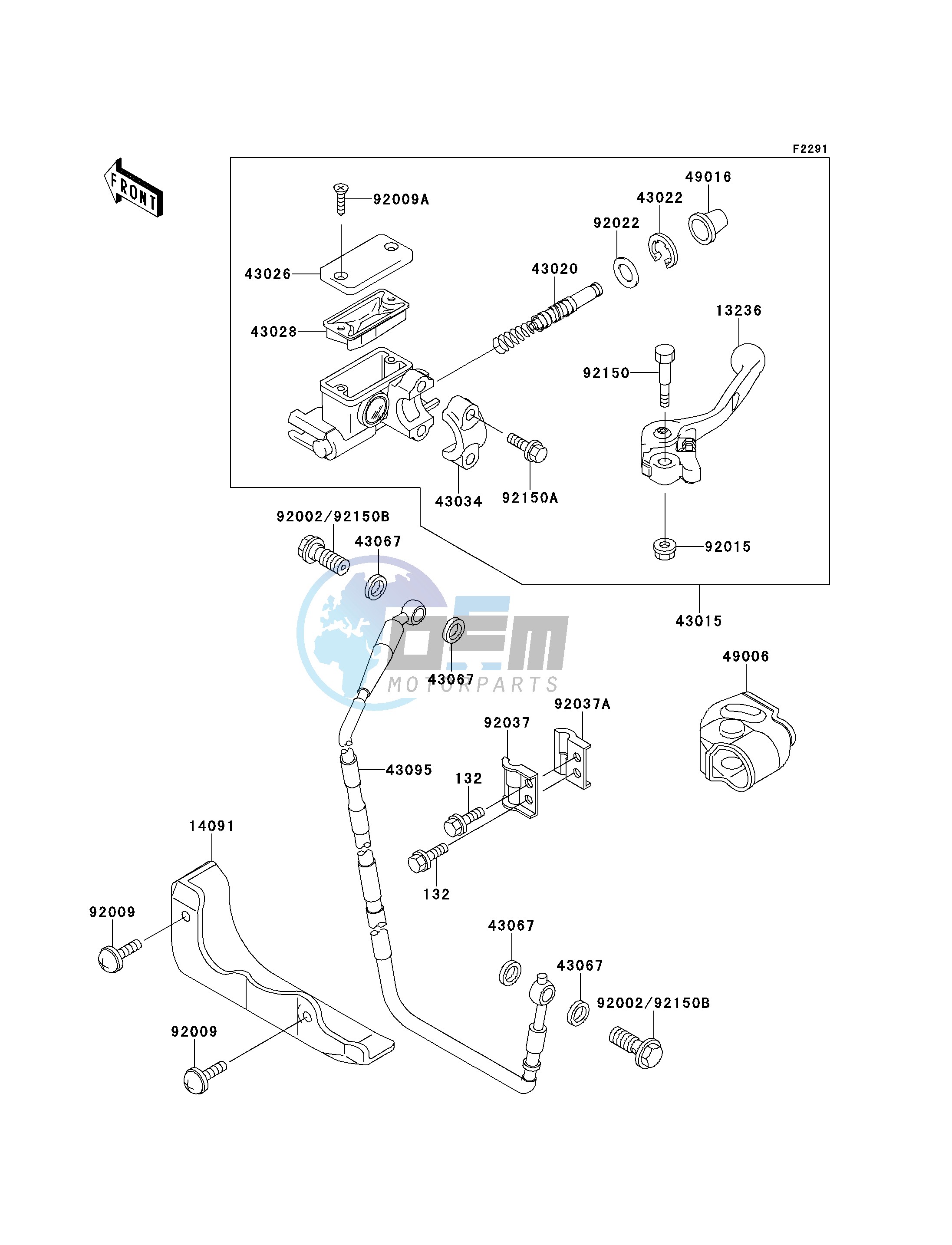 FRONT MASTER CYLINDER