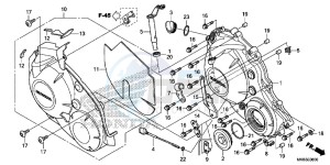 CBR1000SAG CBR1000 ED drawing RIGHT CRANKCASE COVER