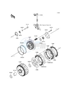 KLX250 KLX250SFF XX (EU ME A(FRICA) drawing Clutch