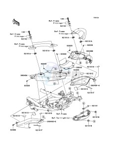 VERSYS KLE650A9F GB XX (EU ME A(FRICA) drawing Seat Cover