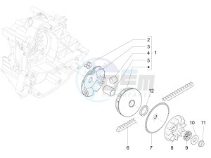 SPRINT 50 4T 4V NOABS E2 (EMEA) drawing Driving pulley