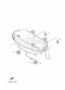 GPD125-A NMAX 125 (BV3D) drawing HEADLIGHT