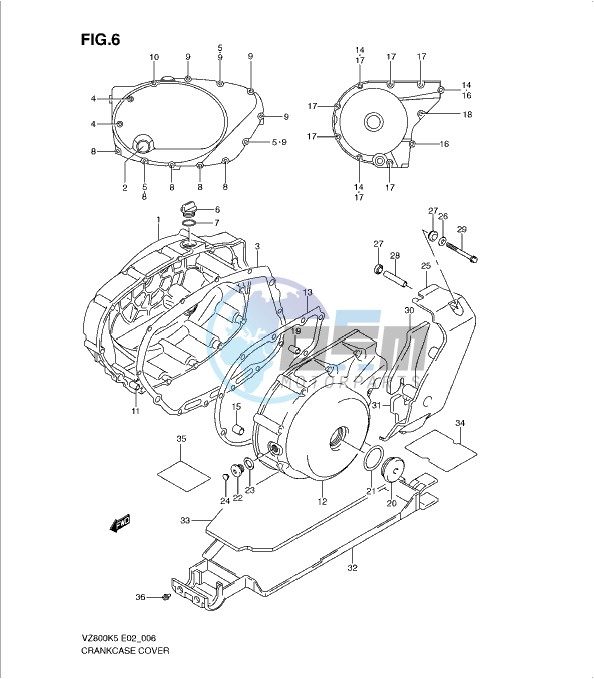 CRANKCASE COVER