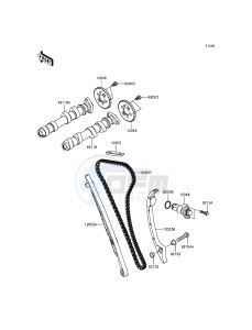 ER-6F EX650EGF XX (EU ME A(FRICA) drawing Camshaft(s)/Tensioner